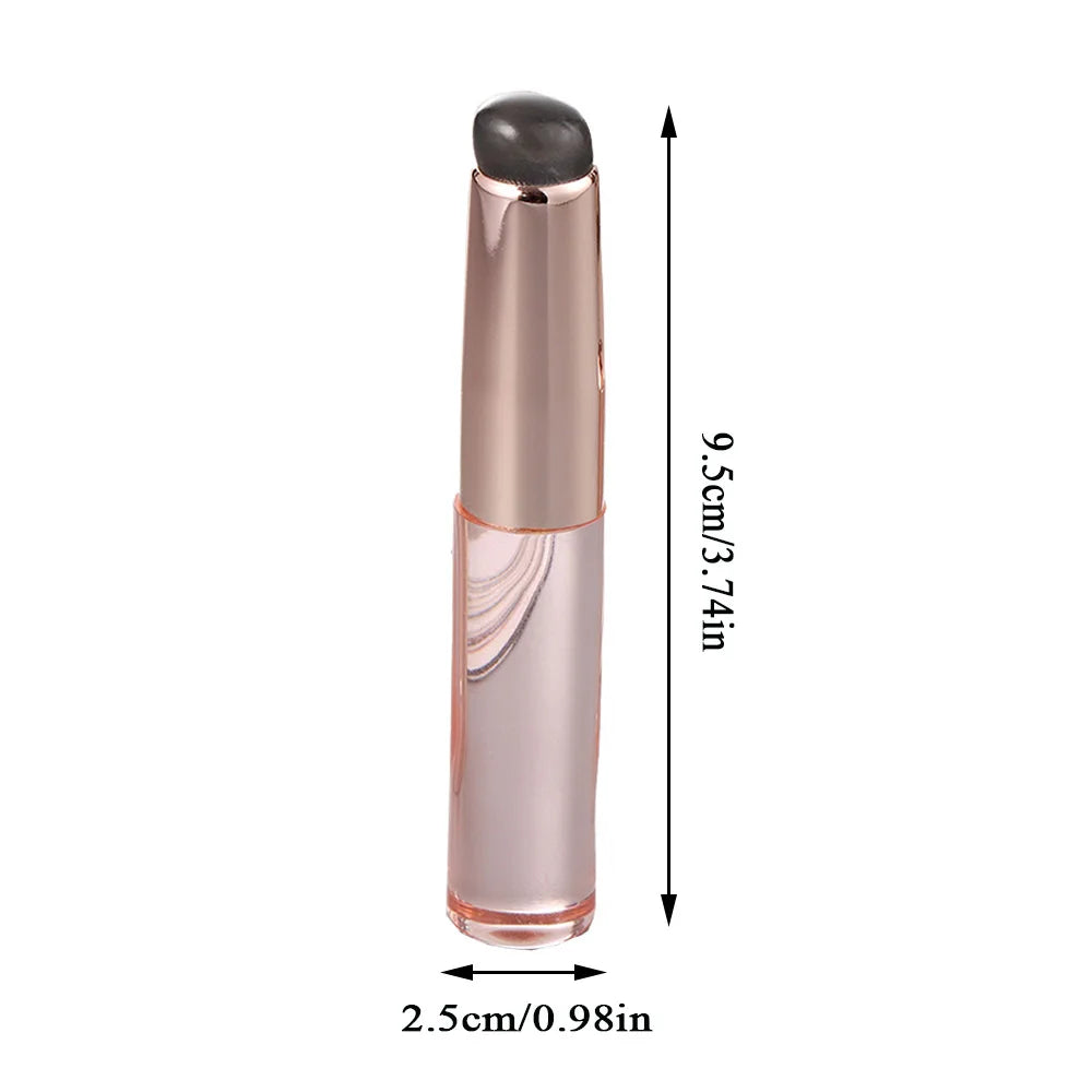 Upgrade Silicone Lip And Concealer Makeup Brushes Pink Silicone Brush For Lip Balm Lip Gloss Lip Stick MultiFunction Brush