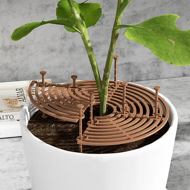 Child Plant Pot Soil Guard With Nails Plant Pot Grid Flower Pot Cover