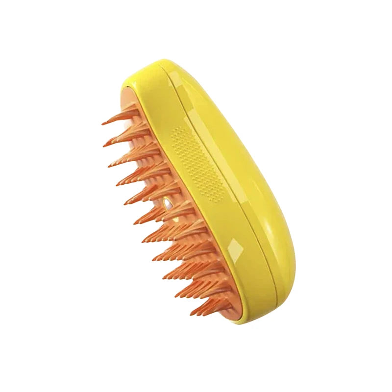 Cat Dog Pet Grooming Comb with Electric Spray Water Steam Soft Silicone Brush Kitten Pet Bath Brush Massage Pet Hair Remover