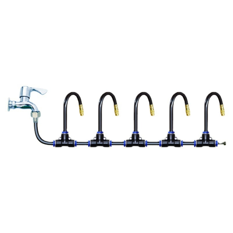 40m Kit Brass Misting Nozzles Bend Arbitrarily Atomized Sprayer Garden