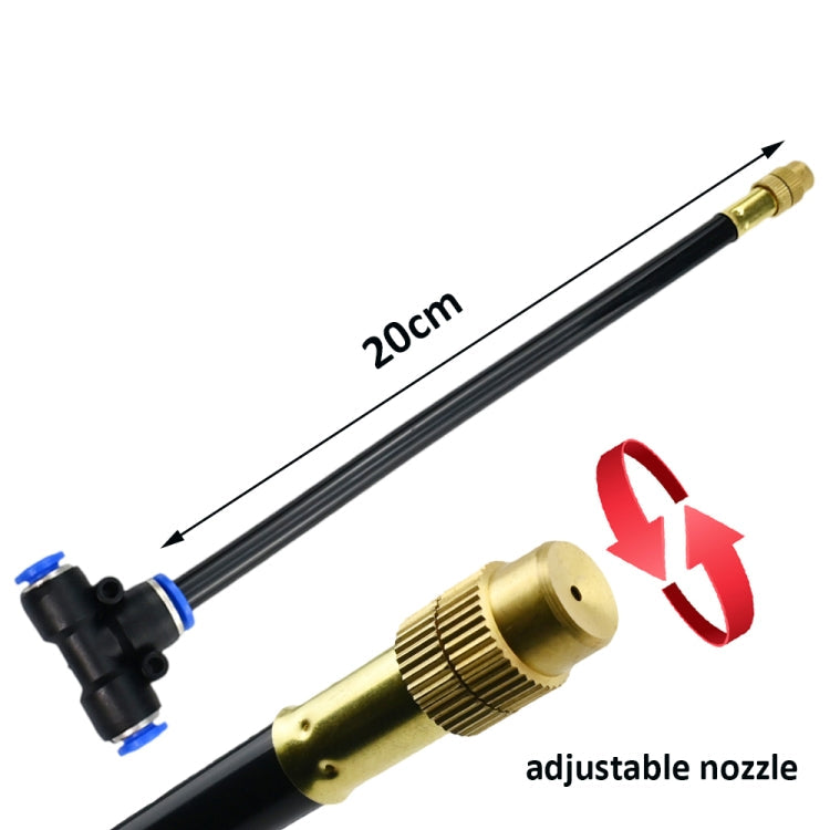 40m Kit Brass Misting Nozzles Bend Arbitrarily Atomized Sprayer Garden